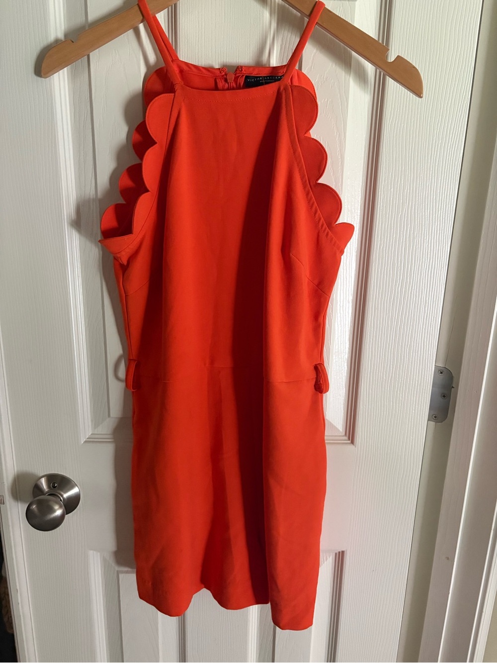 Victoria Beckham for Target Orange Scalloped Romper